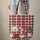 Paw Prints Hearts Buffalo Check Gingham Plaid - Everyday Carry Gift for Pet Lover Quilted Tote Bag - 6