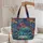 Blue Octopus Distinctive Eyes Tropical Fish Coral Reef - Travel Essentials Gift Quilted Tote Bag - 5