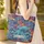 Blue Octopus Distinctive Eyes Tropical Fish Coral Reef - Travel Essentials Gift Quilted Tote Bag - 4