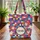 Three Poodles in Various Poses Hoop Frame Storybook Caps - Everyday Carry Gift Quilted Tote Bag - 3