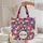 Three Poodles in Various Poses Hoop Frame Storybook Caps - Everyday Carry Gift Quilted Tote Bag - 5