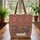 Middle Eastern Market Figures Geometric Floral Pottery - Everyday Carry Gift Quilted Tote Bag - 3