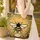 Majestic Bee Folk Art Flowers Personalized Name - Everyday Carry Gift Quilted Tote Bag - 4