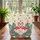 Pink Flamingos Heart Tropical Foliage Floral Wreath – Everyday Carry Gift Quilted Tote Bag - 3
