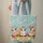 Three Cartoon Horses Patchwork Fence Confetti Name Scroll - Everyday Carry Gift Quilted Tote Bag - 6