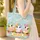 Three Cartoon Horses Patchwork Fence Confetti Name Scroll - Everyday Carry Gift Quilted Tote Bag - 4