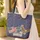 Bald Eagle American Flag Liberty Bell Independence Day Everyday Carry Gift for History Lover Quilted Tote Bag - 4