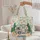 Vintage Camper Trailer Seashells Starfish Beach - Travel Essentials Gift for Camper Lover Quilted Tote Bag - 5