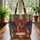 Majestic Red Dragon Ornate Book Spines Floral Damask - Everyday Carry Gift for Dragon Lover Quilted Tote Bag - 3