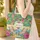 Tropical Palm Hibiscus Beach Lounge Chairs Ocean Scene - Travel Essentials Quilted Tote Bag - 4