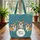 Corgi Dogs Floral Wreath Butterflies - Everyday Carry Gift for Corgi Lover Quilted Tote Bag - 3
