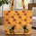 Honey Bees Honeycomb Personalized Name Scroll - Everyday Carry Gift Quilted Tote Bag - 1