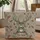 Buck Deer Antlers Personalized Sign Rustic Stars - Everyday Carry Gift for Outdoorsman Quilted Tote Bag - 1