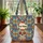 Folk Art Sugar Skull Marigold Wreath - Everyday Carry Gift Quilted Tote Bag - 3