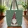 Personalized Festive Gnome Winter Foliage Snowflakes Christmas Gift Quilted Tote Bag - 3