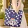 Rainbow Mushrooms White Daisy Floral Wreath - Everyday Carry Gift Quilted Tote Bag - 4
