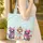 French Bulldogs Winter Hats Snowflakes - Holiday Season Everyday Carry Gift for Dog Lovers Quilted Tote Bag - 4