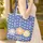 Cartoon Sheep Fluffy Clouds Heart Name - Everyday Carry Gift for Kids Quilted Tote Bag - 4