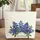 Bluebonnet Botanical Filigree Flowers - Everyday Carry Gift Quilted Tote Bag - 1