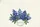 Bluebonnet Botanical Filigree Flowers - Everyday Carry Gift Quilted Tote Bag - 7