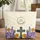 Ornate Christian Cross Lupine Marigold Flowers - Faith Lifestyle Gift for Women Quilted Tote Bag - 1