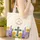 Ornate Christian Cross Lupine Marigold Flowers - Faith Lifestyle Gift for Women Quilted Tote Bag - 4