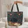 Black Cat Books Sleeping Folk Art Botanicals - Everyday Carry Bookworm Gift Quilted Tote Bag - 5