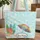 Personalized Rainbow Beach Umbrella Surfboards Seashells Vacation Gift Quilted Tote Bag - 1