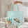 Personalized Rainbow Beach Umbrella Surfboards Seashells Vacation Gift Quilted Tote Bag - 5