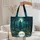 Moonlit Forest Wildflowers Floral Wreath Personalized Name - Everyday Carry Gift Quilted Tote Bag - 5
