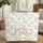 Pink Cream Magnolia Foliage Wreath Calligraphy - Everyday Carry Gift Quilted Tote Bag - 1