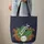 Lily of the Valley Fern Stardust Wreath - Everyday Carry Gift Quilted Tote Bag - 6