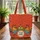 Folk Art Chickens Roosters Ginkgo Leaves Floral Hoop - Everyday Carry Gift for Chicken Lover Quilted Tote Bag - 3