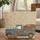 Vintage Blue Pickup Truck Laden with Patchwork Autumn Leaves - Everyday Carry Gift Quilted Tote Bag - 1