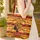 African Woman Profile Headwrap Hoop Earring Everyday Carry Gift for Women Quilted Tote Bag - 4