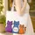Three Cats Floral Wreath Swirling Scrollwork Dots Leaves - Everyday Carry Cat Lover Gift Quilted Tote Bag - 4
