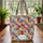 Personalized Name Patchwork House Buttons Fabric Squares - Everyday Carry Gift Quilted Tote Bag - 3