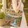Brown Bear Log Cabin Forest River Waterfall - Wildlife Lover Everyday Carry Gift Quilted Tote Bag - 4