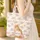 Orange Tabby Cat Pink Rose Floral Wreath Everyday Carry Gift Personalized Cat Lover Quilted Tote Bag - 4
