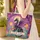 Majestic Black Dragon Purple Wings Everyday Carry Gift for Dragon Lover Quilted Tote Bag - 4