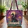 Majestic Black Dragon Purple Wings Everyday Carry Gift for Dragon Lover Quilted Tote Bag - 3