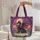 Majestic Black Dragon Purple Wings Everyday Carry Gift for Dragon Lover Quilted Tote Bag - 5