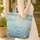 Sunlit Pond Water Lily Floral Wreath with Floating Lily Pads - Everyday Carry Flower Lover Gift Quilted Tote Bag - 4