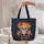 Marigold Sugar Skull Calavera Floral Wreath - Everyday Carry Gift for Calavera Lover Quilted Tote Bag - 5