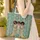 Afro Women Gowns Golden Floral Everyday Carry Gift for Her Quilted Tote Bag - 4