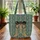 Afro Women Gowns Golden Floral Everyday Carry Gift for Her Quilted Tote Bag - 3