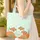 Clownfish Orange Coral Seaweed Ripples - Everyday Carry Gift for Ocean Lover Quilted Tote Bag - 4