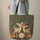 Young Deer Autumn Forest Foliage Leaves Berries Garland - Everyday Carry Gift Quilted Tote Bag - 6