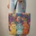 Poodles Geometric Shapes Swirling Lines Floral Wreath - Everyday Carry Gift for Poodle Owners Quilted Tote Bag - 6