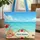 Tropical Beach Sandcastle Umbrella Ball Sunglasses - Everyday Carry Gift Quilted Tote Bag - 1